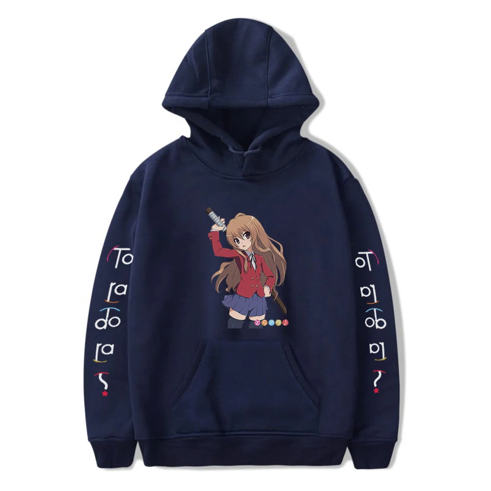 Anime Toradora Baumwolle Polyester Hoodie Sweatshirt Männer/Frauen Mode Druck Streetwear Hoodies Herbst Winter Mit Kapuze Sweatshirt