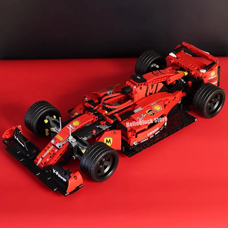 High-tech Series Moc Simulation F1 Racing Car Building Blocks Brick Sport Vehicle Model Toys For Children Christmas Gifts