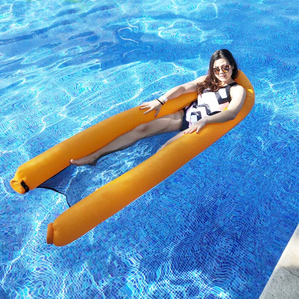 Water Hammock Recliner Inflatable Floating Swimming Inflatable Floating Lounger Water Hammock Float For Swimming Pool Bed