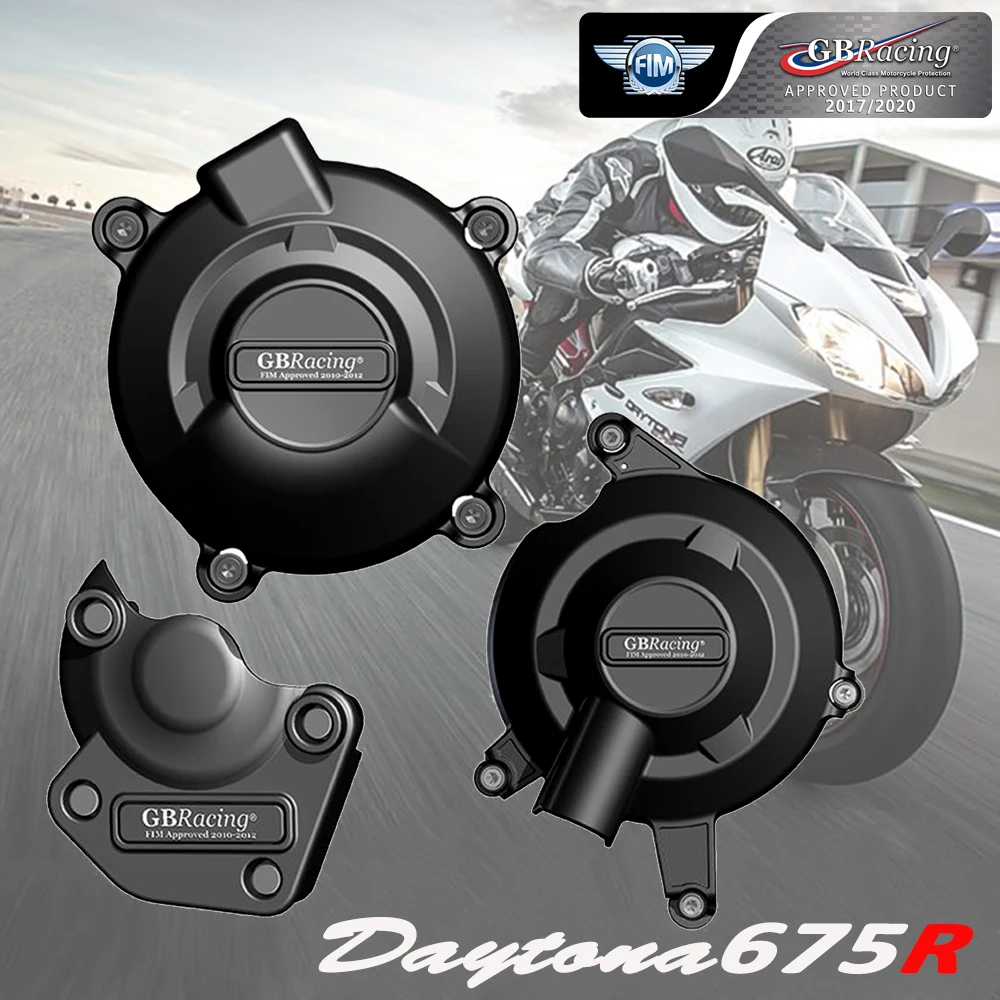 

Motorcycles Engine cover Protection case for case GB Racing For Triumph Daytona 675R 2008-2012 & Street Triple R 2011-2016