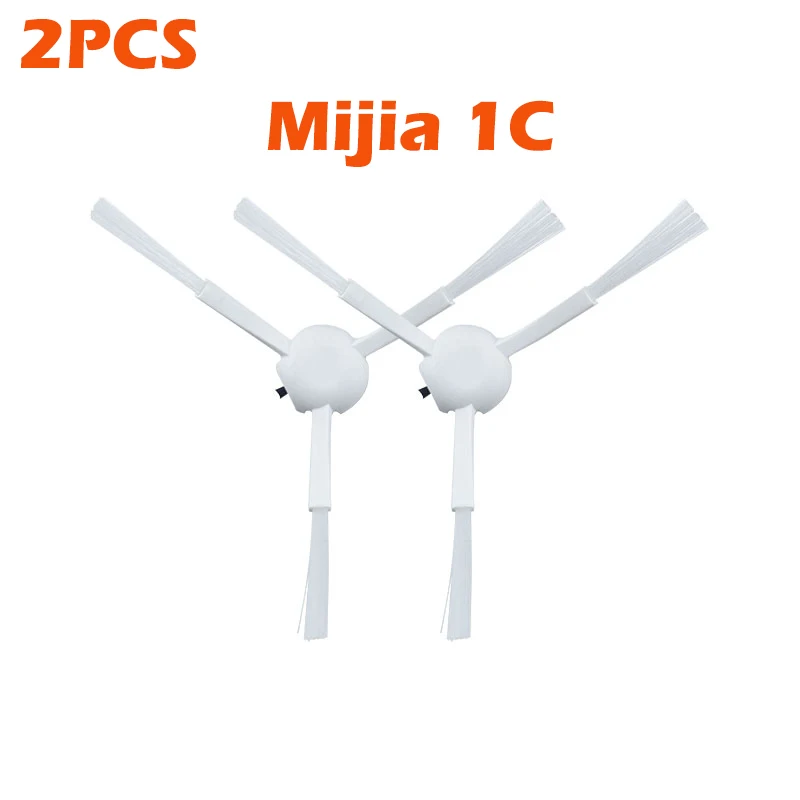 2PCS Side Brushes For Xiaomi Mijia 1C 2C 1T STYTJ01ZHM MI Robot Vacuum-Mop Dreame F9 D9 Vacuum Cleaner Replacement Accessories