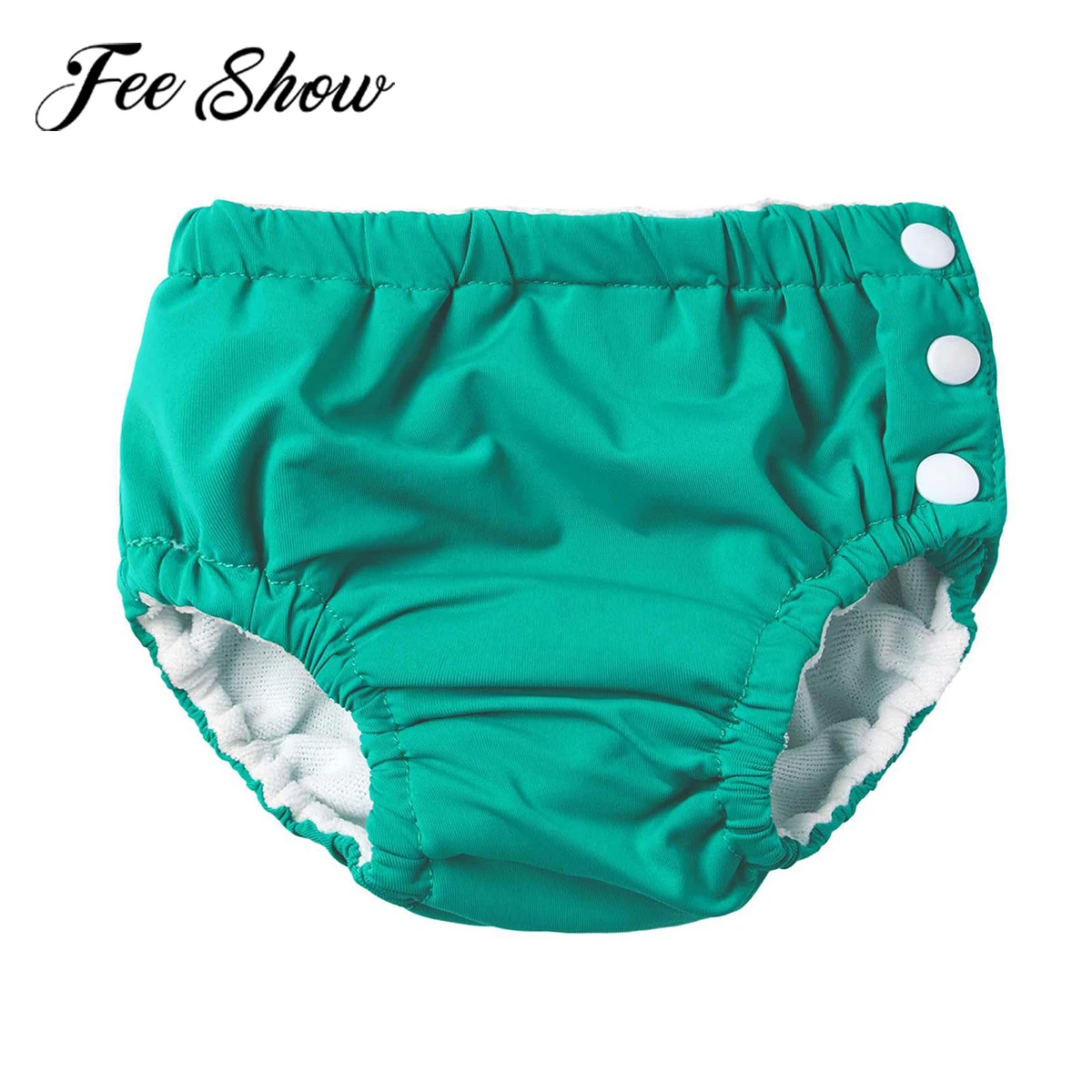 Braguitas impermeables Unisex para niños y niñas, cubierta de pañal de natación, bañadores de piscina, pantalones de bebé, cubierta de pañal lavable reutilizable