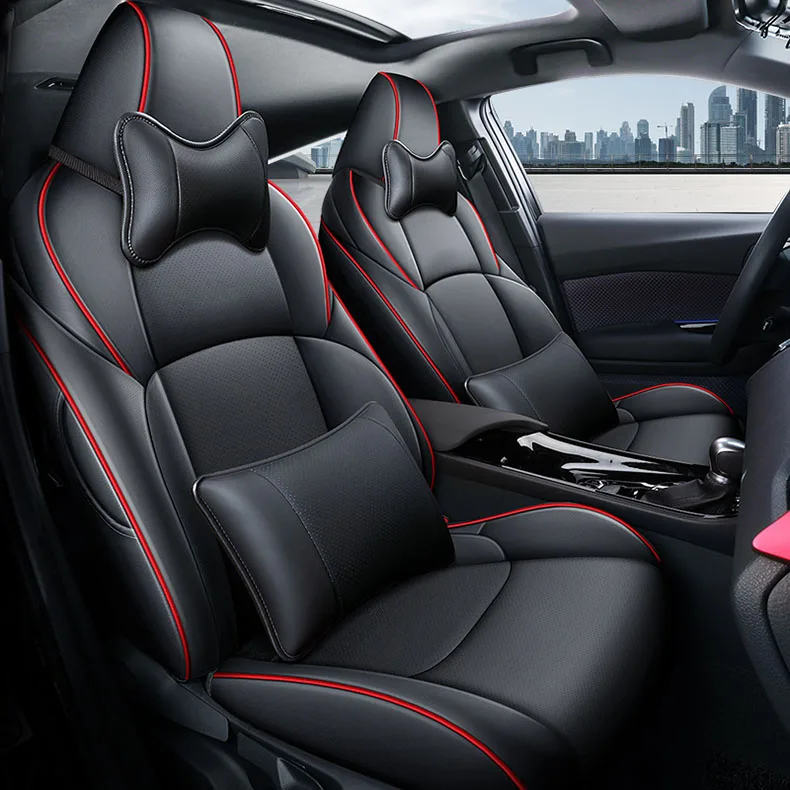 Custom car Seat Covers leather for TOYOTA C-HR IZOA chr Car Seat Covers for Cars Accessories auto accessories cover styling