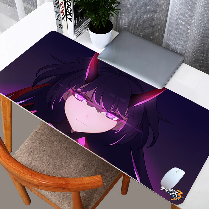 

Honkai Impact 3rd Extra Large 90x40 Gaming Mouse Pad Computer Gamer Laptop Keyboard Carpet Mouse Mat Anime Non-Slip Rubber Table