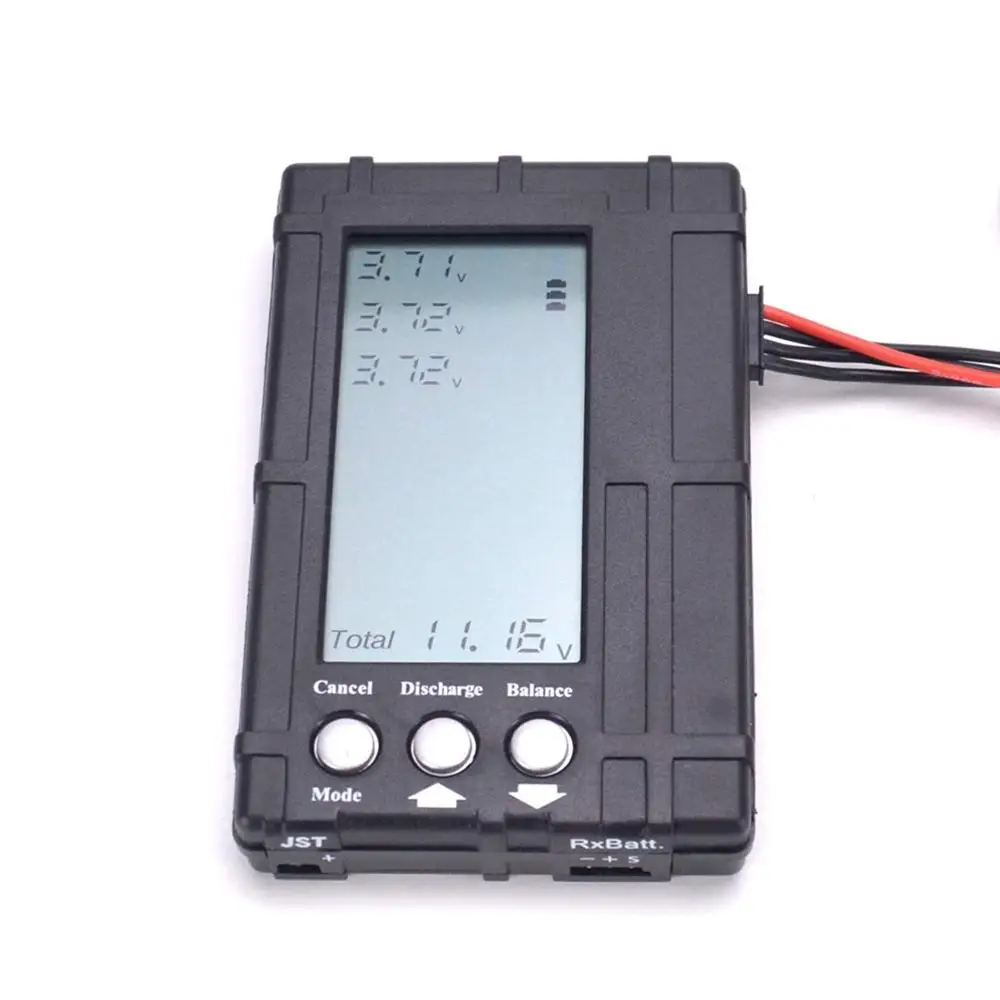 RC 3in1 Multi tool Digital Lipo Battery Capacity Checker Balancer Discharger Servo Tester for RC battery charger model