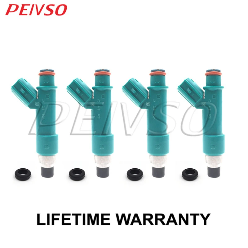 

PEIVSO 4pcs 15710-78K00 Fuel Injector For SUZUKI GRAND VITARA 2009~2013 KIZASHI 2010~2013 2.4L L4