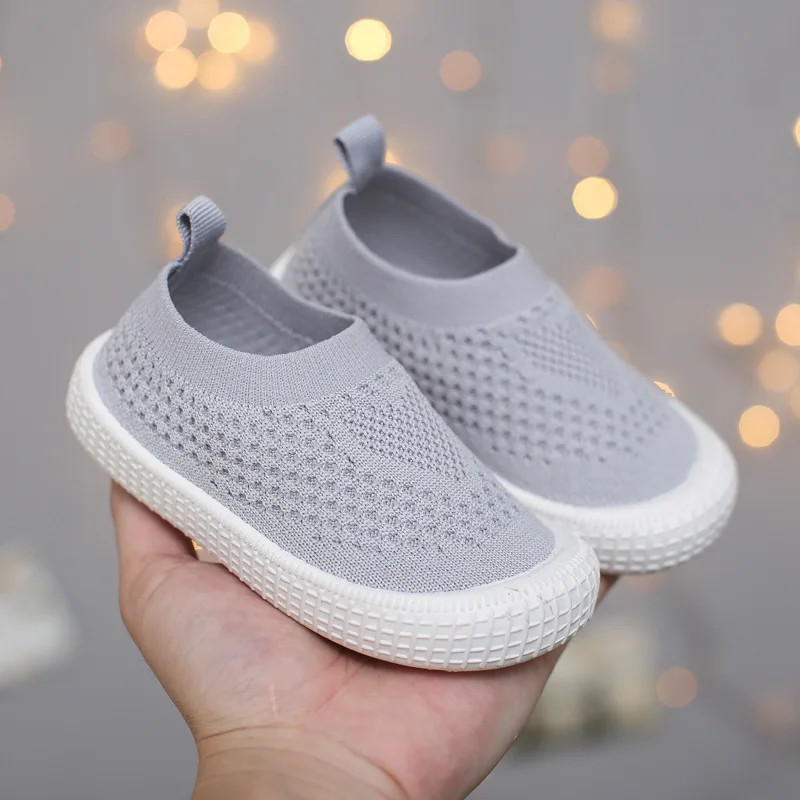 Kids Shoes For Boys Girls Unisex Children Casual Shoes Sports Running Sneakers Slip-on Sock Shoes Sports Running School Flats