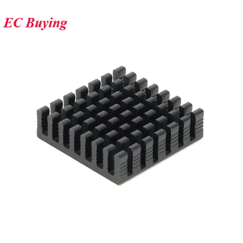 10Pcs/1pc Heatsink 28x28x8mm Radiator Cooler Fan Aluminum 28*28*8mm Heat Sink 28mm*28mm*8mm Metal Slotting For Cooling Fin