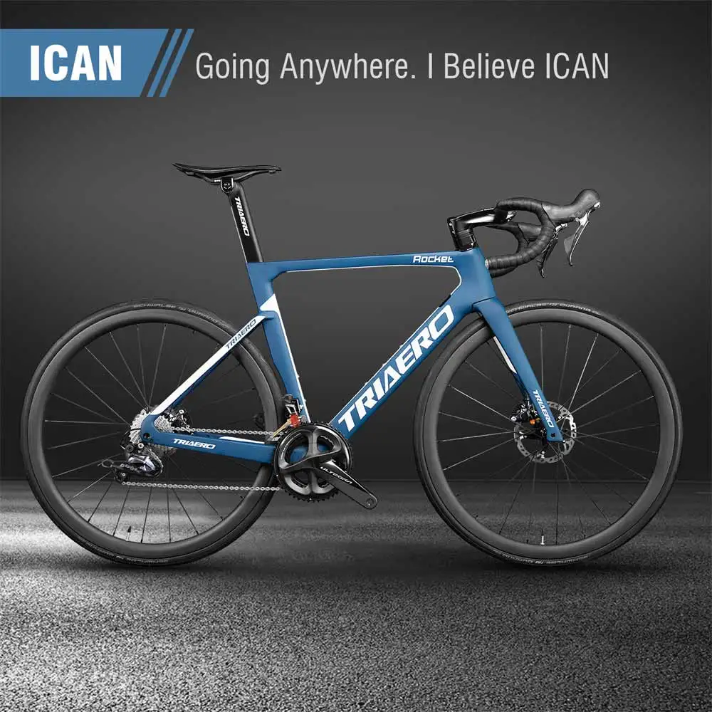 Triaero Super Light carbon bike Full Carbon all Internal Cables road disc bike only 7.98Kg 46/49/52/54/56/58cm