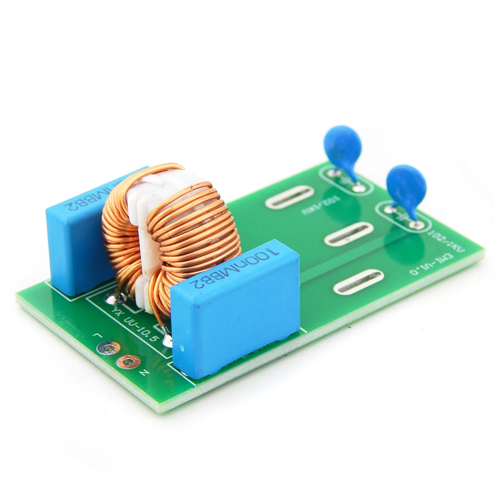 EMI AC กรอง Gold-Plated AC ปลั๊ก Plug-In 4A EMI กรองสำหรับ HiFi เครื่องขยายเสียง DAC CD เครื่องเล่นชุด DIY