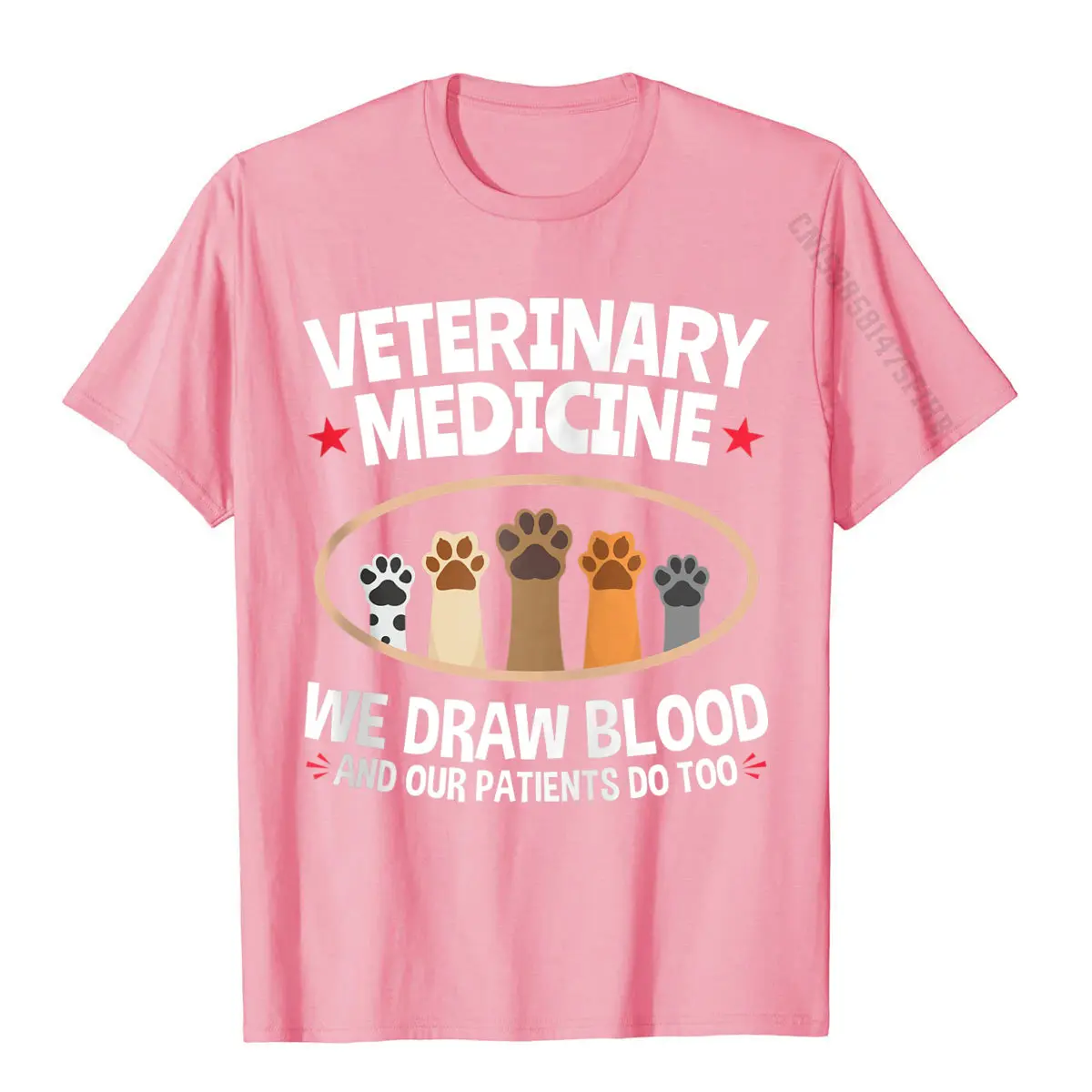 Vet Tech Gifts We Draw Blood Patients Do Too Veterinary Tech Zip Men Graphic Design Tops Shirt Cotton T Shirt Casual