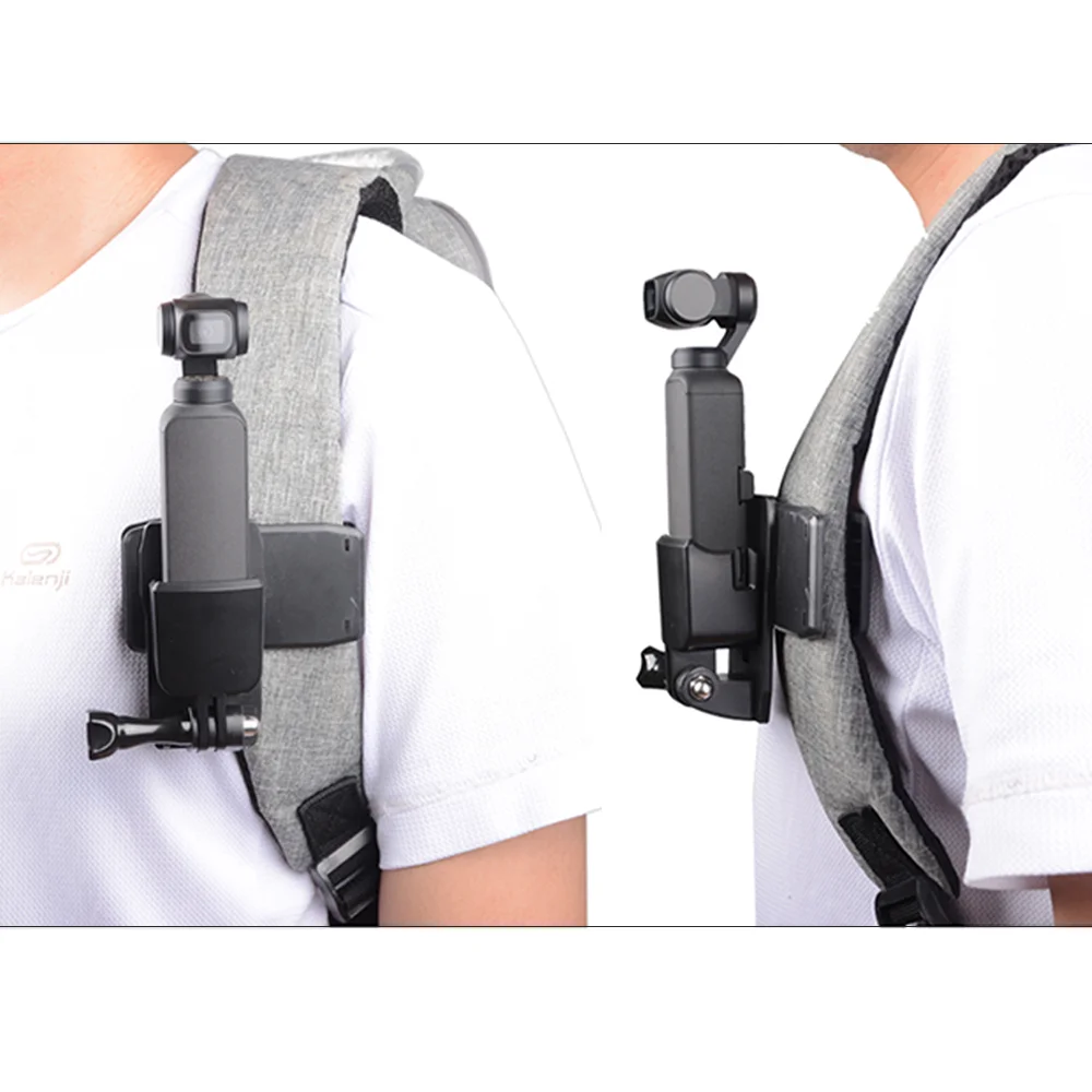 ملحقات كاميرا جيب DJI OSMO ، قوس مشبك توسيع الصدر ، مشبك حقيبة ظهر ، حامل تثبيت حزام المعصم ، 1 2 3