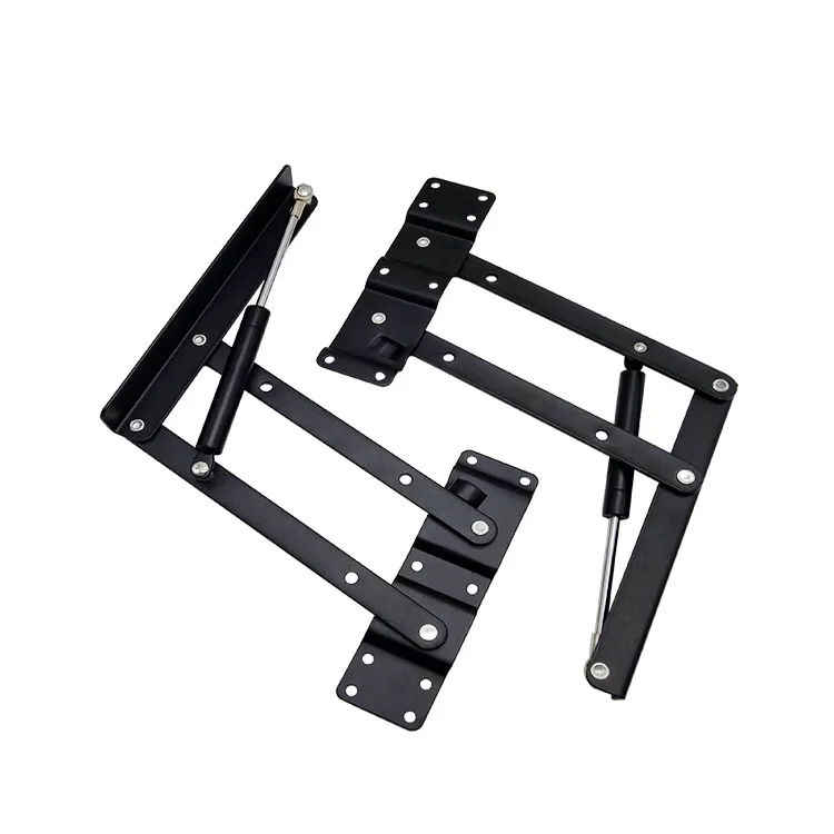 

2pcs Folding Spring Tea Table Hinge Furniture Lift Up Top Mechanism Hardware Lifting Rack Shelf For Coffee ComputerTable