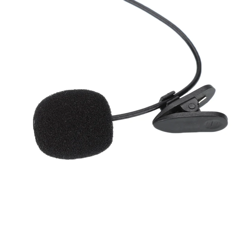 

Microphone 3.5mm Mini Studio Speech Mic Microphone Clip-on Lapel Lavalier Microphone For IPhone SmartPhone Recording PC New