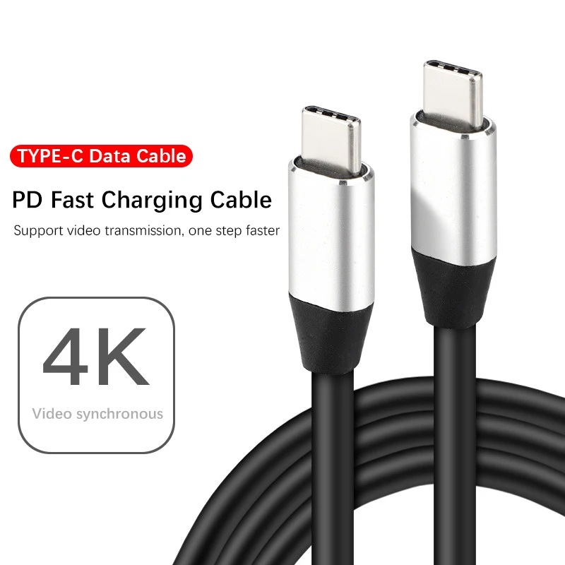 YPE-C 3,1 Gen2 кабель для передачи данных 10G 4K 60Hz PD100W, зарядный кабель для ноутбука, телефона 5A 16 Core, полнофункциональный видеокабель 4K