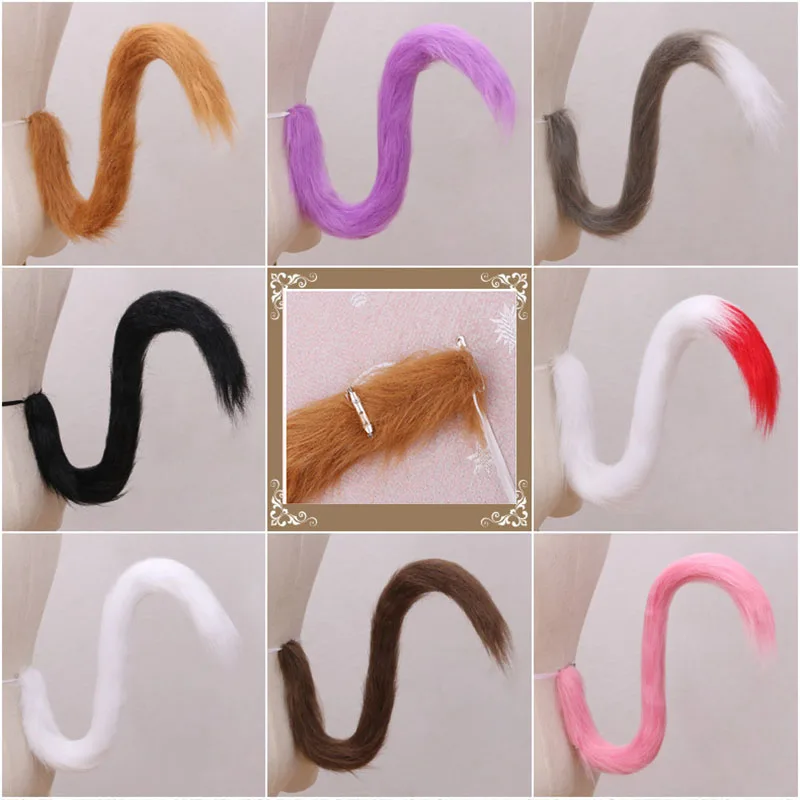 cosplay cat tail kitten tail cat tail show anime cat ears maid cute accessories cat tail