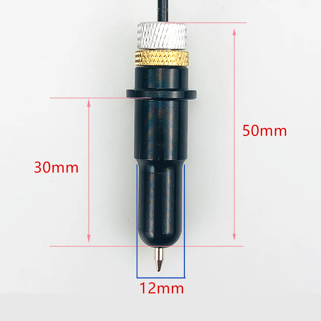 1pc Dia 12mm Universal Plotter Pen Holder for Roland Cricut Maker Liyu Deepcut Mimaki Summa Explore Air 2 Drawing Machine