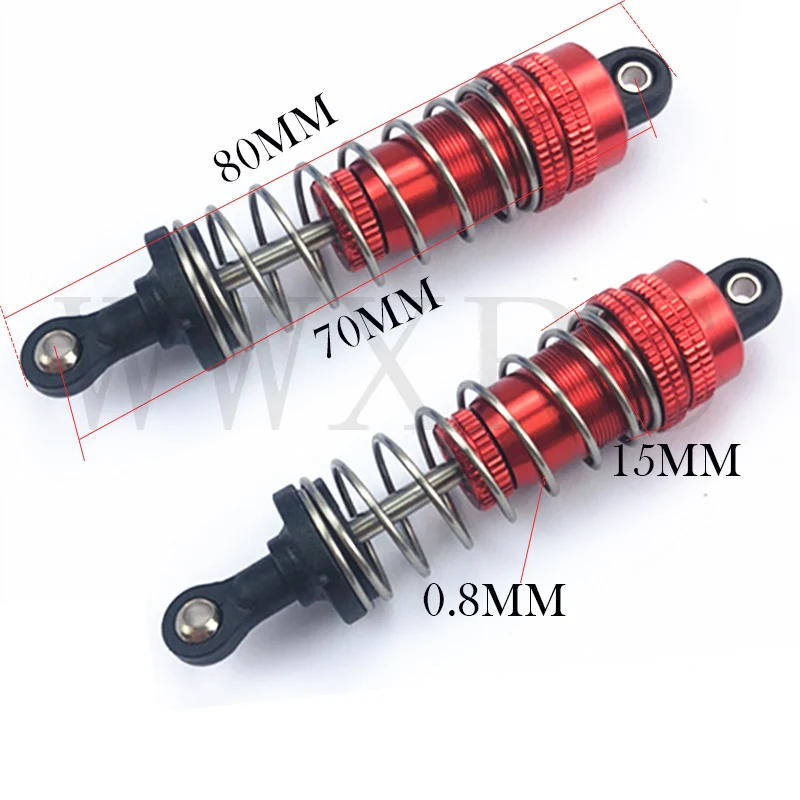 Metal Shock Absorber Damper for MN86K MN86KS MN128 MN86 MN86S MN G500 1/12 RC Car Upgrade Parts