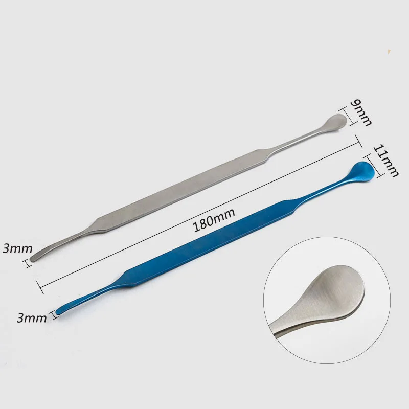 

Rhinoplasty double-head shovel round head nasal cavity lacrimal sac cartilage removal tool nasal comprehensive surgical stripper