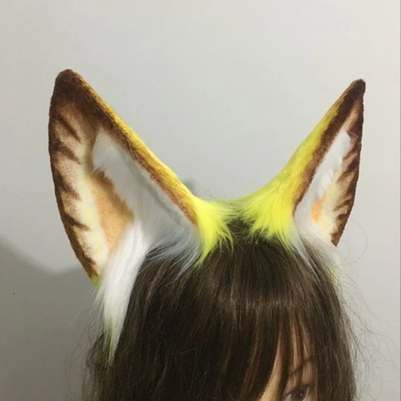 New Handmade TERA Alieen Animal Cosplay Hairhoop Animation Cosplay Role Play Animal Ear Custom Fox Wolf Ear Cat Ear Headwear