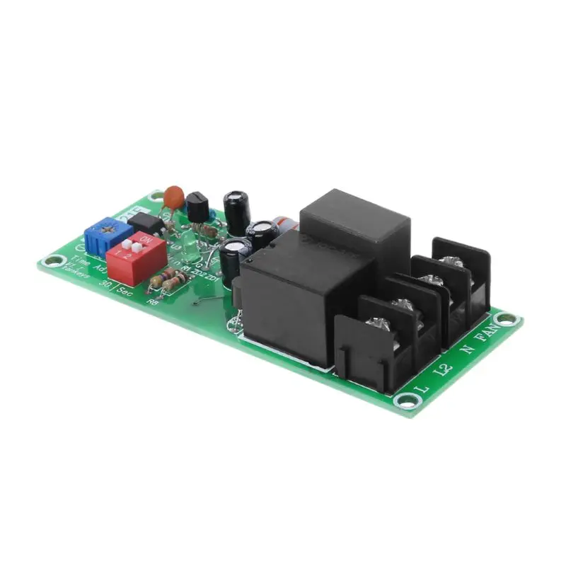 AC100V-220V Adjustable Timer Control Relay Module Turn Off Delay Switch Board For Exhaust Fan