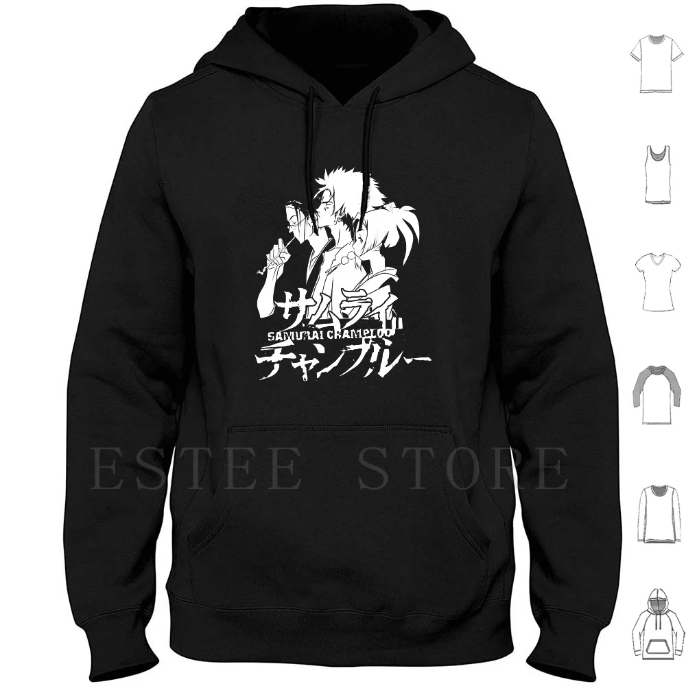 

Champloo Hoodies Champloo Anime Manga 90s Fuu Mugen Jin Shonen Sci Fi