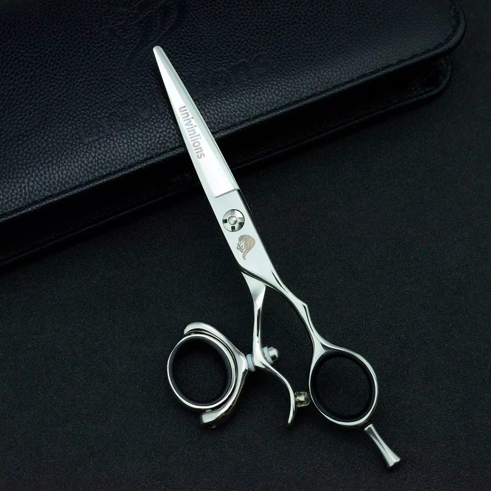 

5.5/6" 440C Swivel Hair Scissors Hairdressing Scissors Barber Razor Thinning Rotating Thumb Shears Swivel Handle Scissor Rotary