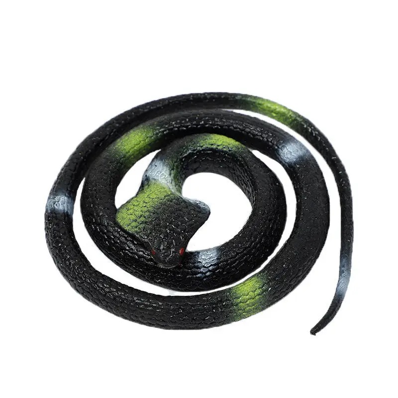 Gift Tricky Funny Spoof Toys Simulation Soft Scary Fake Snake Horror Toy For Party 75cm