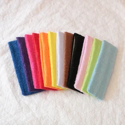 12pcs Elastic Cotton Headband Yoga Stretchy Sweat Sweatband Headbands Women Hair Band Gym Athletic Headband  for Man Girl