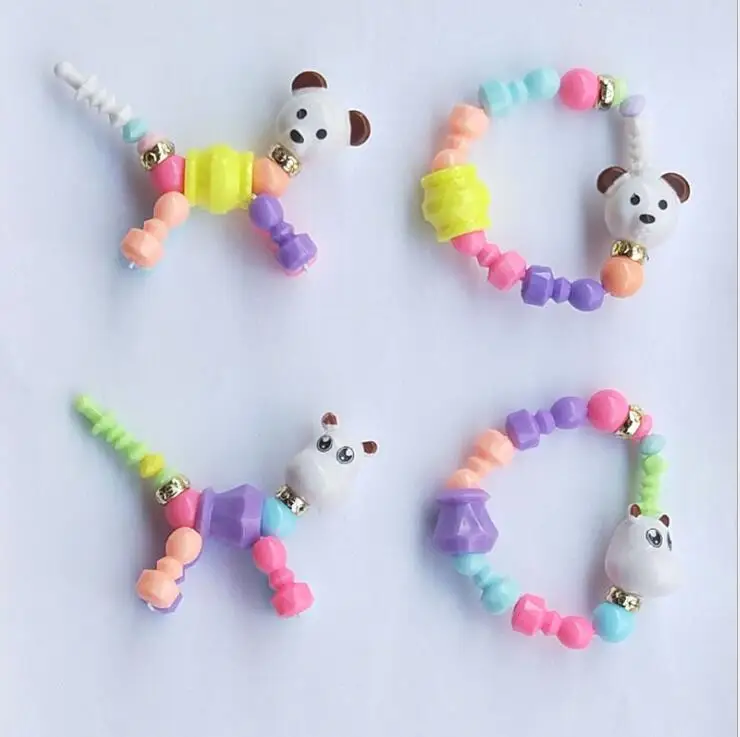 creative elasticity animal magic bracelet children\'s bracelet magical animal Kitten rabbit kids bracelet toy twist gift jewelry