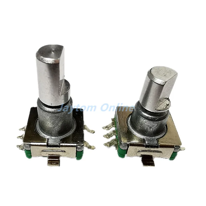 5pcs Rotary Encoder Code Switch EC11 30 Position With Push Button Switch SMD 5pin Handle Length 12.5mm 17mm Half Shaft