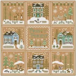 Winter forest patterns Counted Cross Stitch 11CT 14CT DIY Chinese Cross Stitch Kits Embroidery Needlework Sets