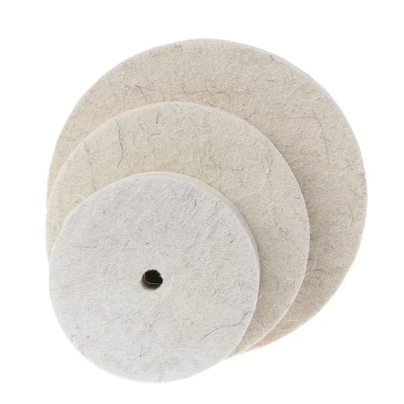 Bor Grinding Roda Buffing Roda Felt Wool Polishing Pad Abrasive Disc untuk Bench Grinder Rotary Alat B95A