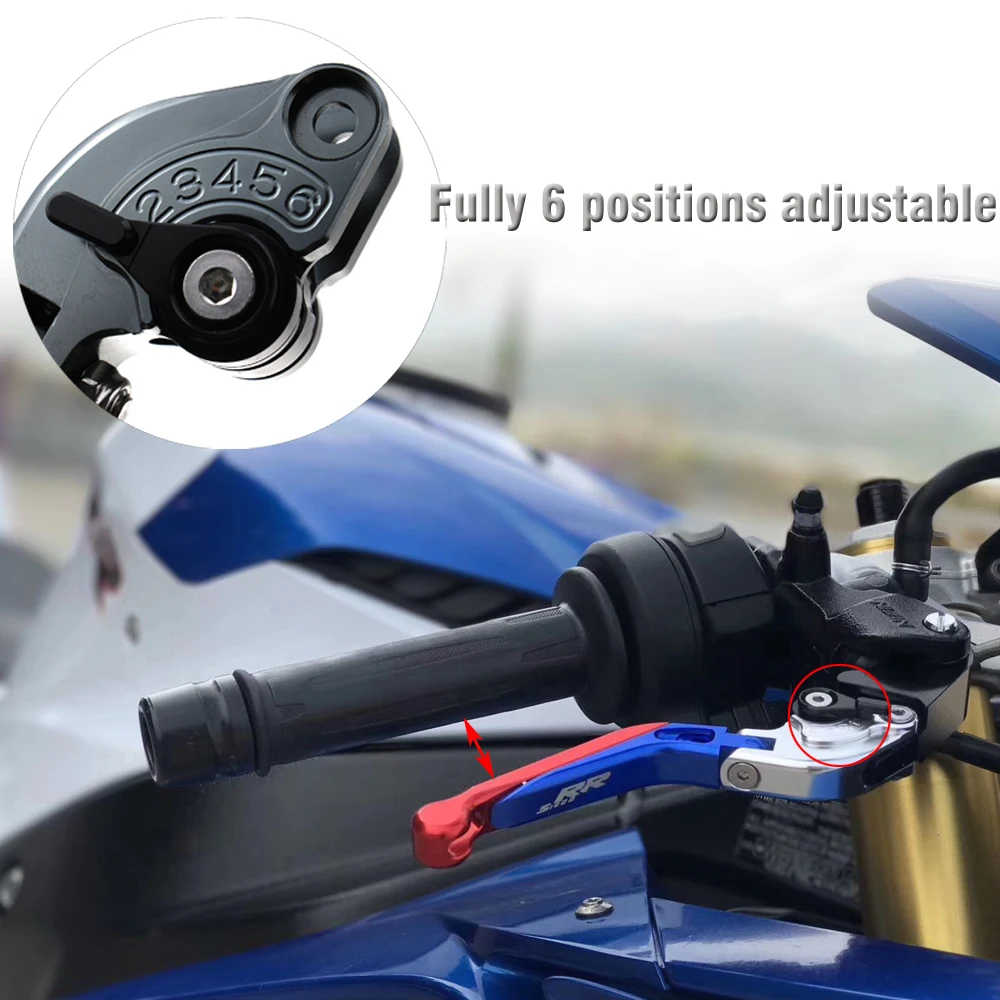 Adjustable Foldable Extendable Motorbike Brakes Clutch Levers for Yamaha YZF R1 R6 YZFR1 YZFR6 YZF-R6 1999 2000 2001 2002 2003