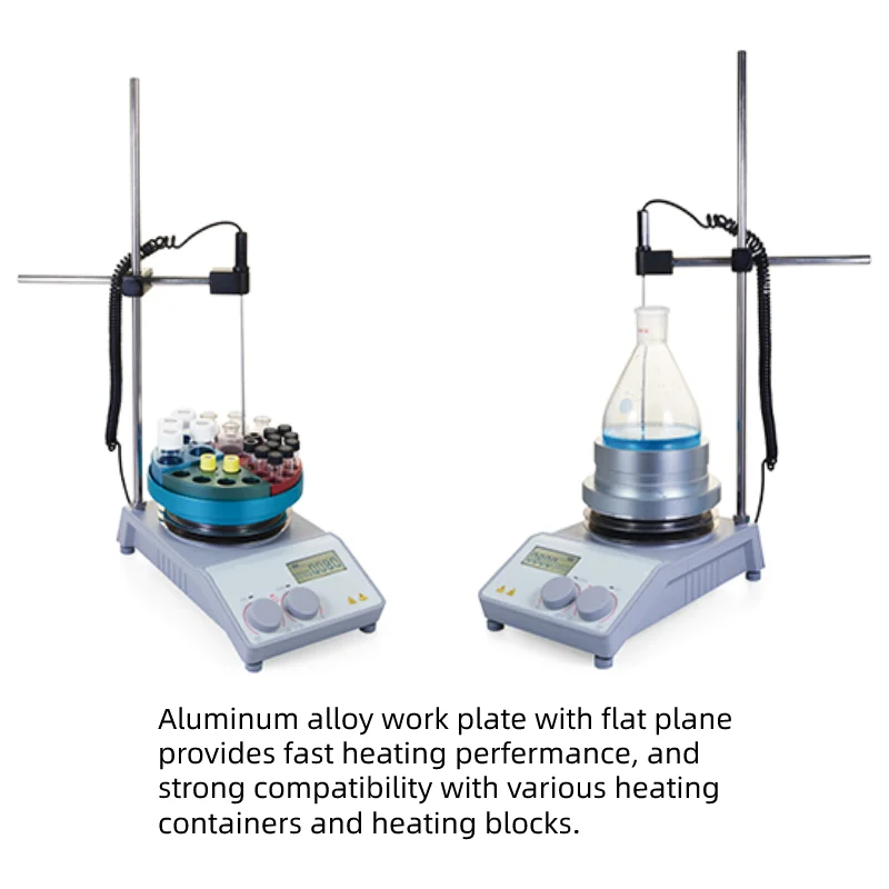 Magnetic Hotplate Stirrer Max Stirring 20L Polishing Aluminum Hotplate LCD Digital Magnetic Mixer Laboratory Equipment