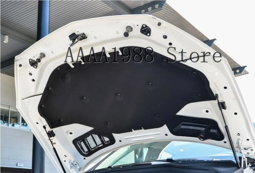 2012-2018 Hood Engine Sound Heat Insulation Cotton Pad Soundproof Mat Cover For Mercedes Benz GLE W166 view 4