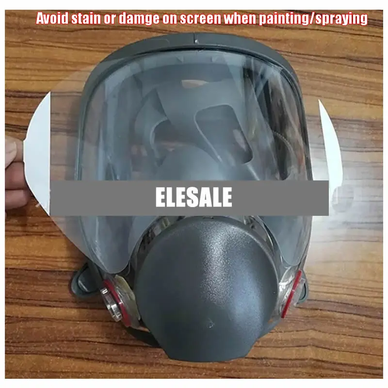 For 6800 Gas Respirator Full Face Mask High Quality Protective Film Screen Protector Painting Spraying Mask Transparent Film