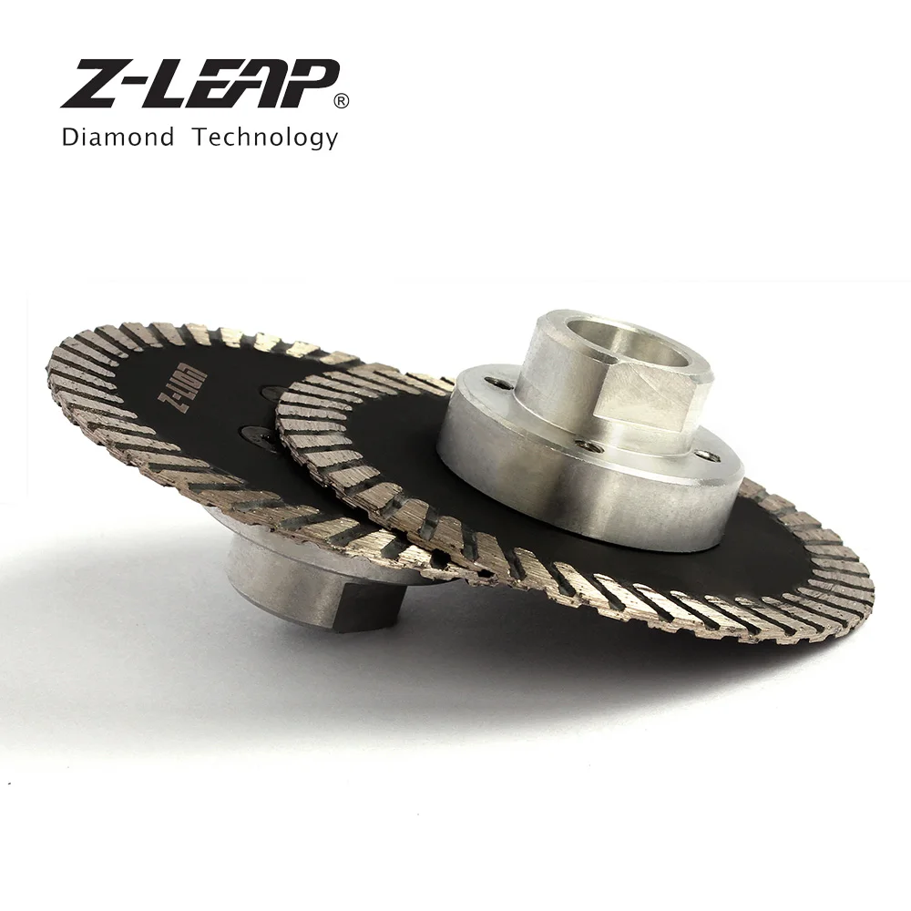 Z-LEAP  75MM mini diamond  Cutting Blade with removable FIange M14 5/8 - 11，cutting disc for engraving granite and sandstone