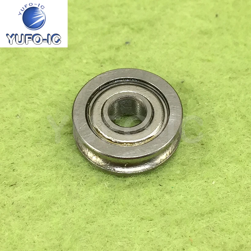 Free Ship 5pcs 3D Printer Extruder Accessory U-Shaped Groove Guide Wheel Pulley Bearing With U Groove 604u 4*13*4