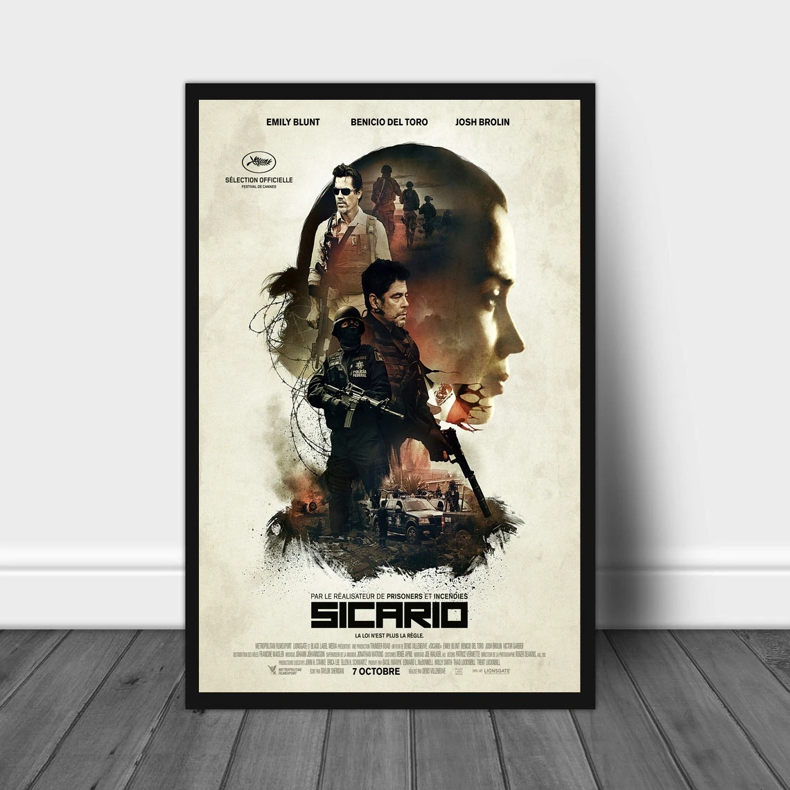 Sicario Movie Film Poster Canvas Print Home Wall Painting Decoration (No Frame)