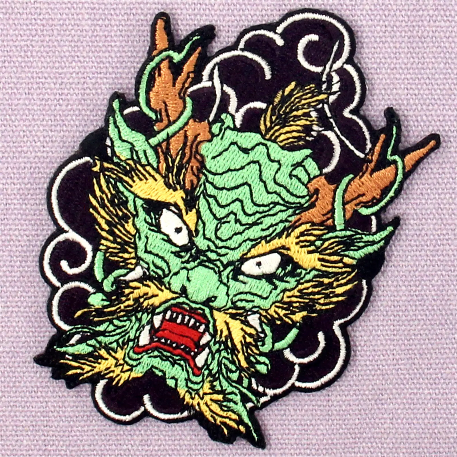 Embird wyszywana aplikacja naszywki na odzież Dragon ceo-friendly Handmade 3D Patch Military