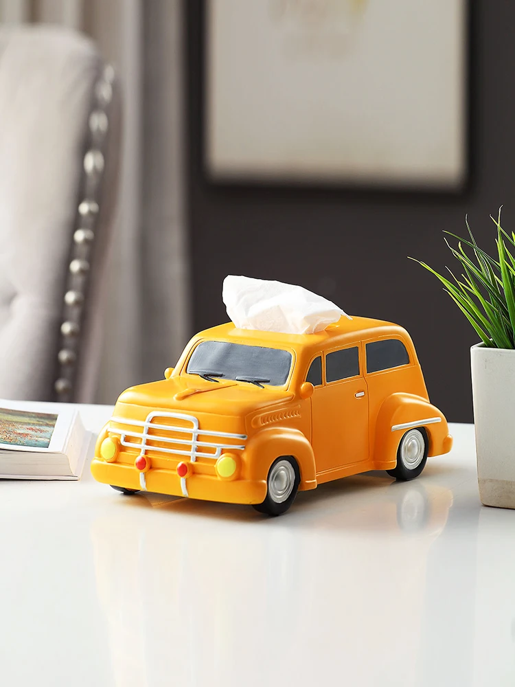 

Creative Car Model Tissue Box, Napkin Desktop Paper Holder, Removable Drawer Design, Office, Living Room, Home Decoration