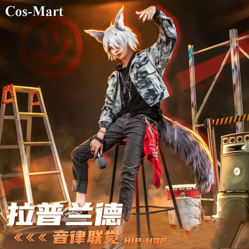 Game Arknights Lappland Cosplay Costume Music Synesthesia Hip Hop Fashion Uniforms Female Activity Party Role Play Clothing