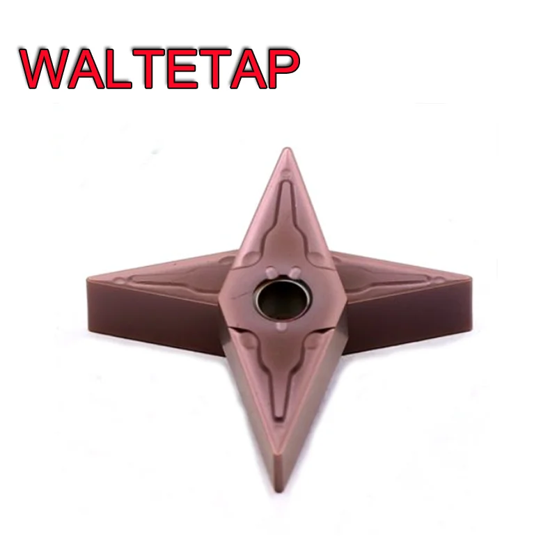 WALTETAP تحول شفرة VNMG 160402 160404 160408 قولبة من الاستانلس استيل التنغستن سبائك الصلب طلاء آلة خرط تعمل بالتحكم الرقمي بواسطة الحاسوب شفرة