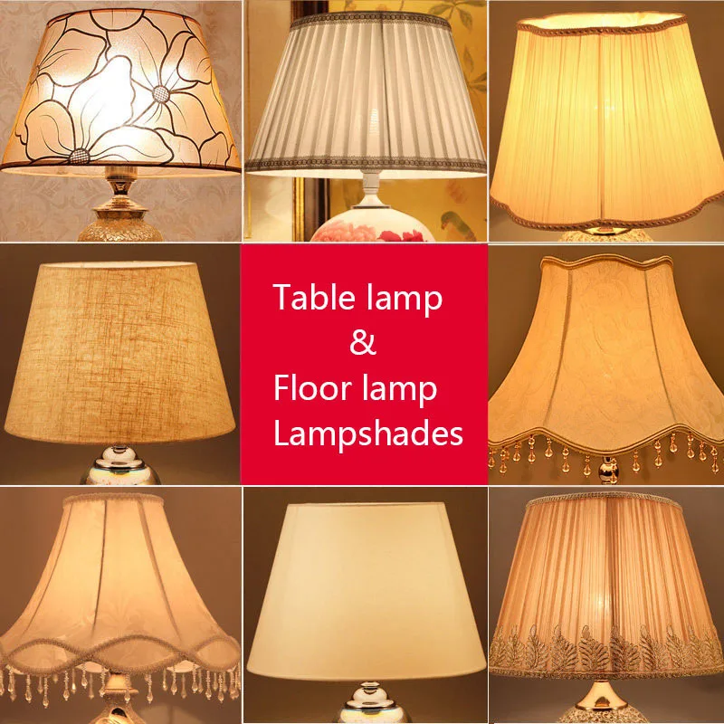 Big Size Table Lampshades Art Deco Lamp Shades For Lamps Fabric Lampshade Modern Style Lamp Cover For Floor Light