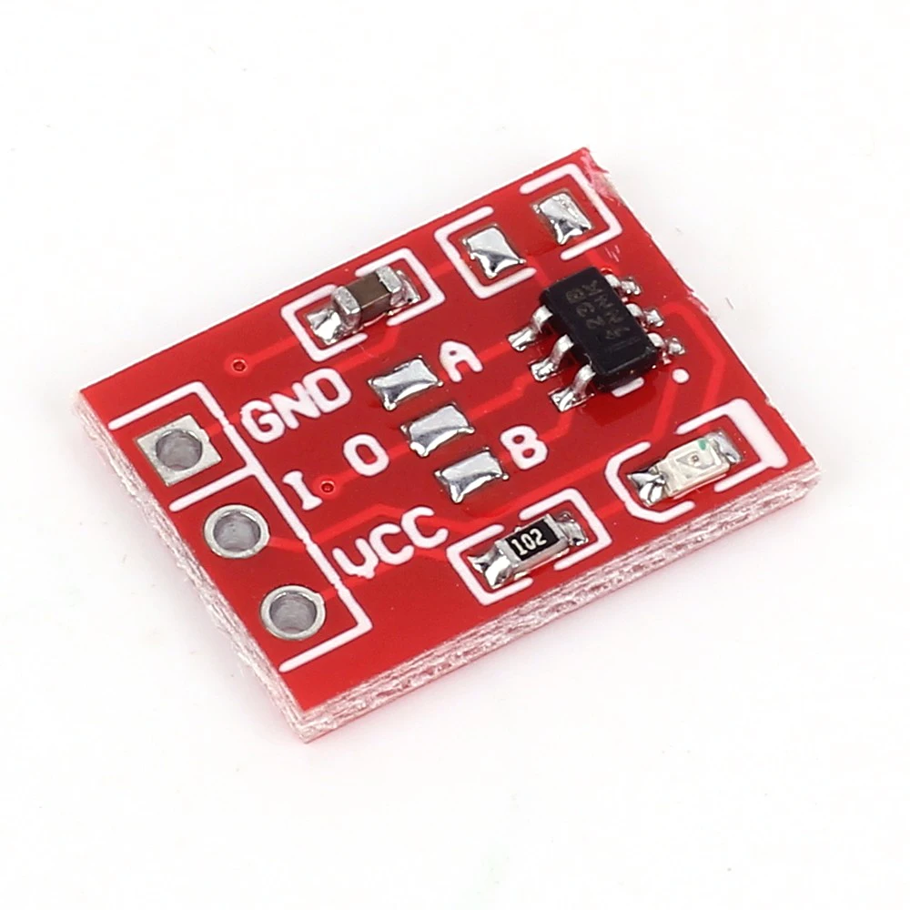 10Pcs TTP223 Touch Key Switch Module Touch Button Capacitive Switches Self-Locking/No-Locking Capacitive Touch Switches