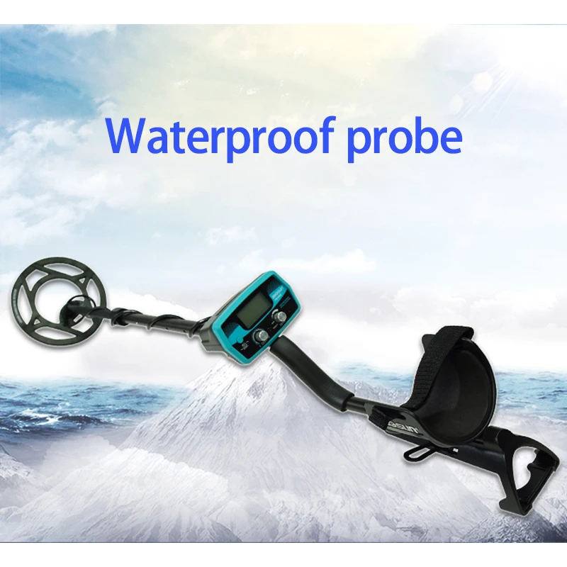 TS180 Underground Metal Detector Handheld Underground Underwater Treasure Detector Small Archaeological Positioning Rod