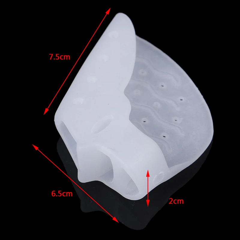 1 пара, силиконовый разделитель для выпрямления большого пальца ноги