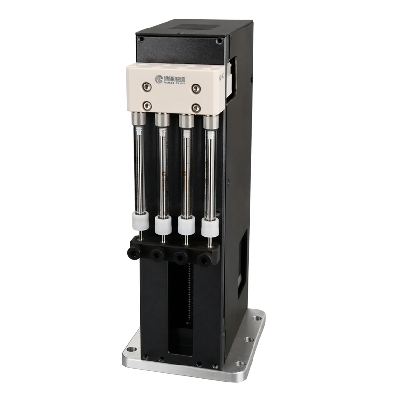 Four Channels  High Precision Microfluidic Industrial Syringe Pump