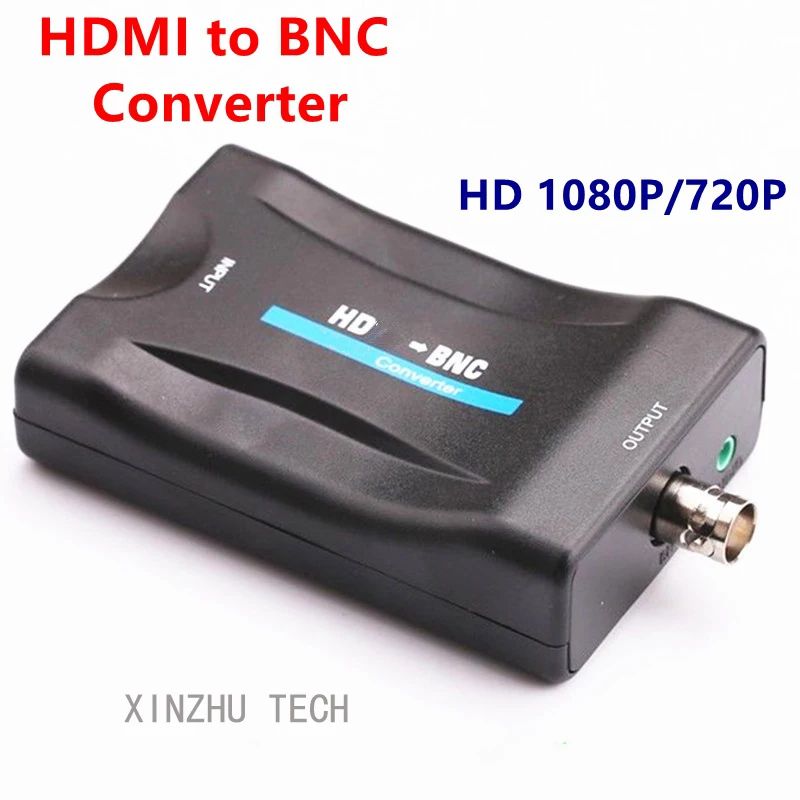 HDMI TO BNC Converter BNC To HDMI Compatible Converter Display HD 1080/720P Video Adapter Monitor PAL/NTSC Two Different Formats